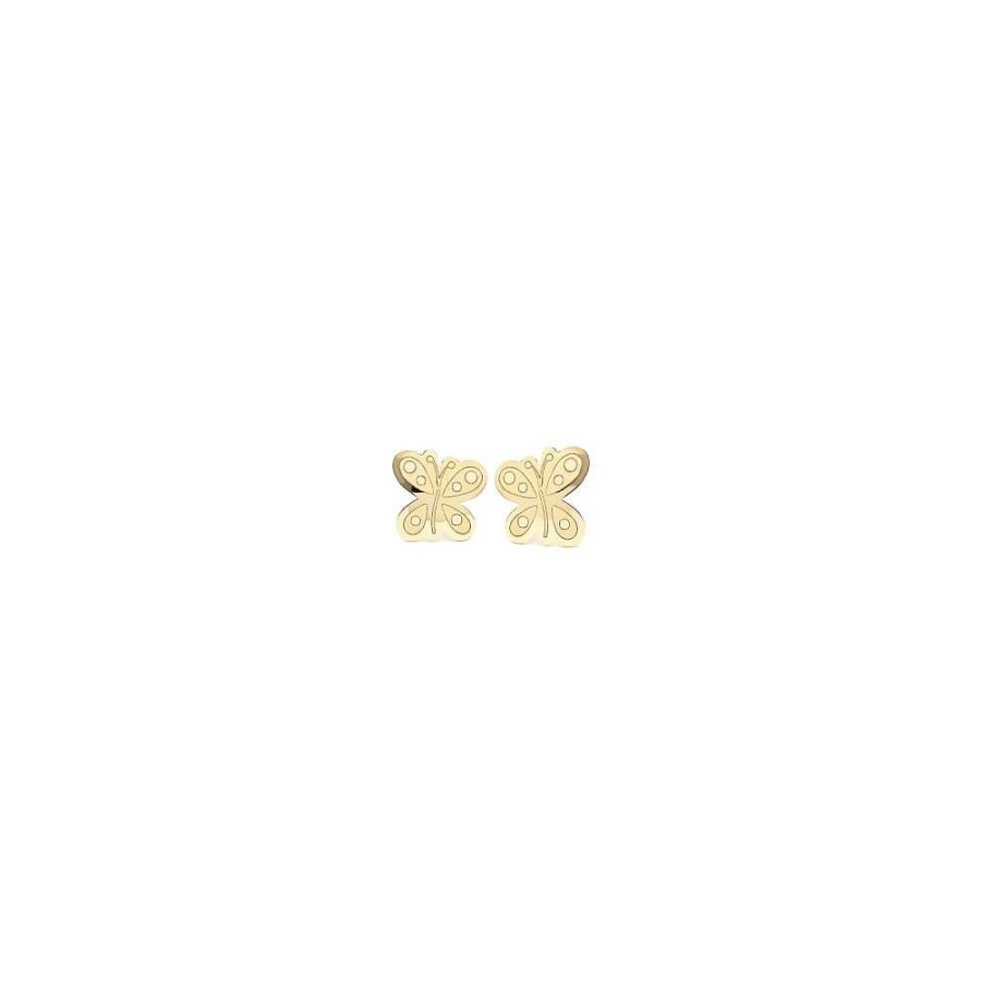 Infantil Joyas Terrones | Pendientes Eles Ni A Oro 18 K 5Ap471