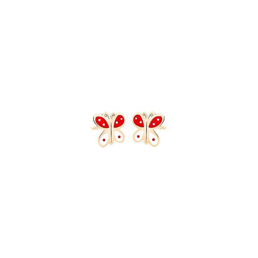 Infantil Joyas Terrones | Pendientes Eles Ni A Oro 18 K 69Ap71/Rb