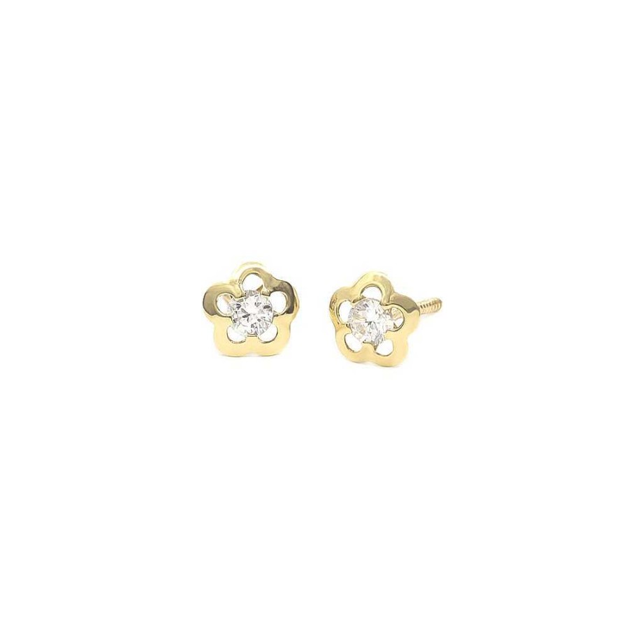 Infantil Joyas Terrones | Pendientes Eles Ni A Oro 18 K 61A1201/4