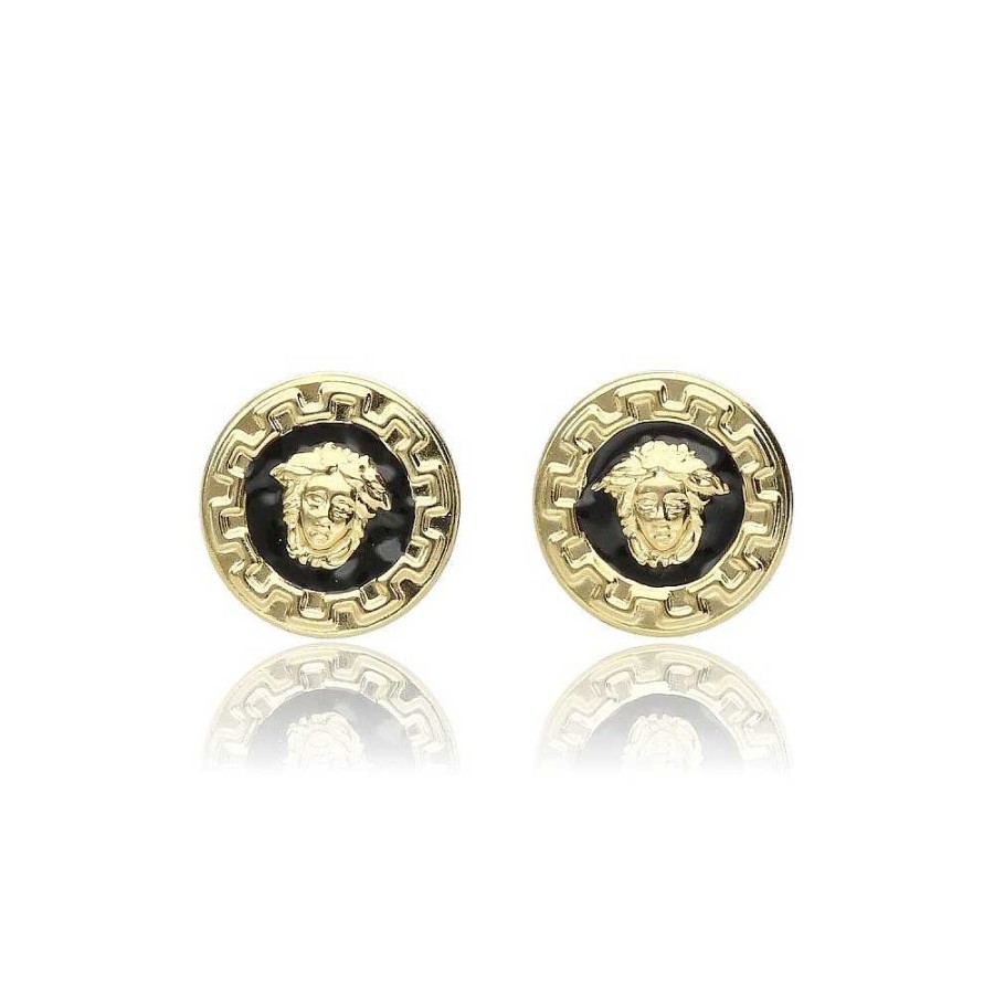 Joyas Joyas Terrones | Pendientes Unisex Oro 18K Medusa 00155599