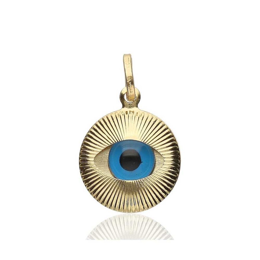 Joyas Joyas Terrones | Colgante Oro 18K Ojo Turco