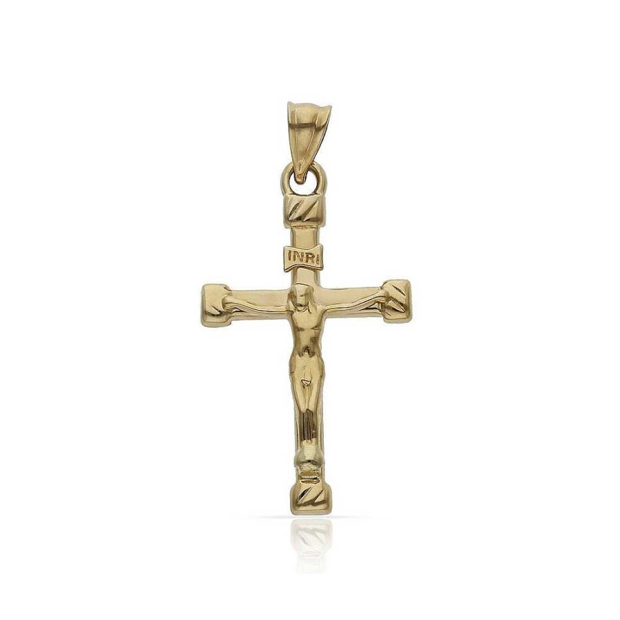 Joyas Joyas Terrones | Cruz Oro 18 K Cristo C451