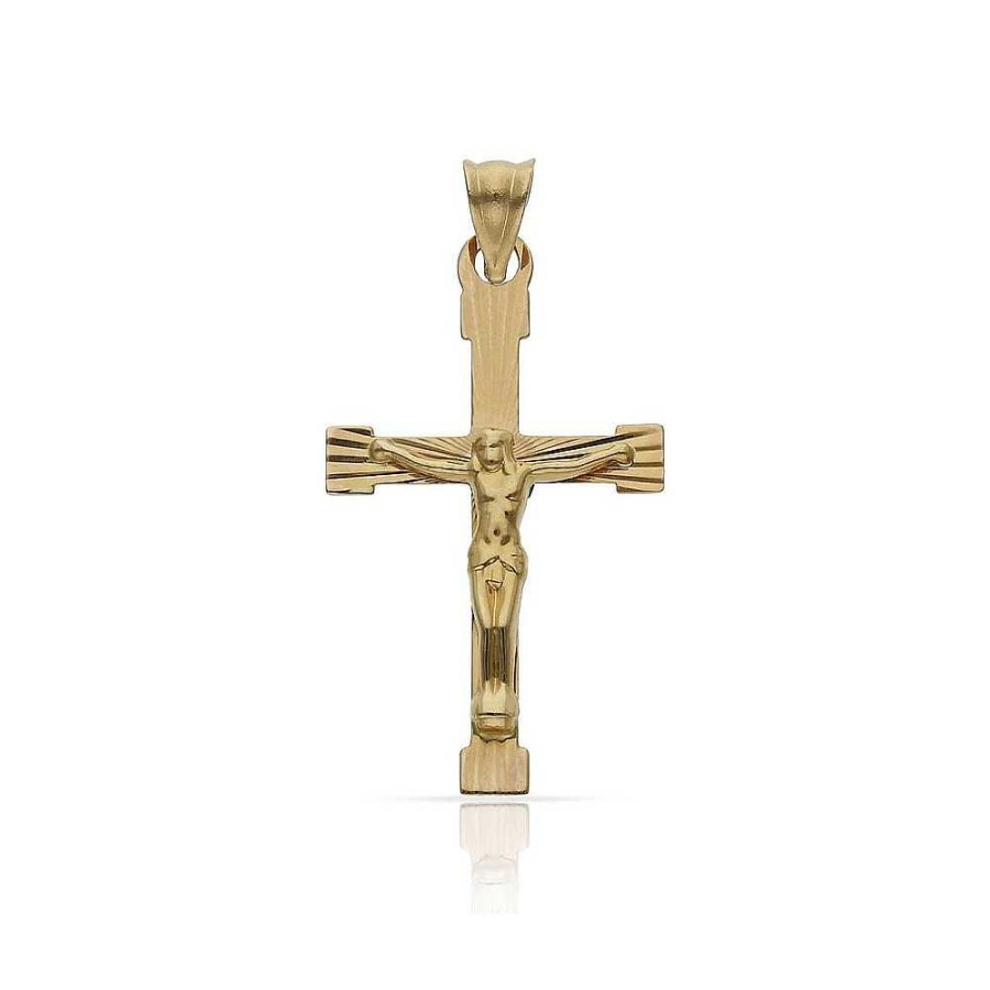 Joyas Joyas Terrones | Cruz Oro 18 K Cristo C456