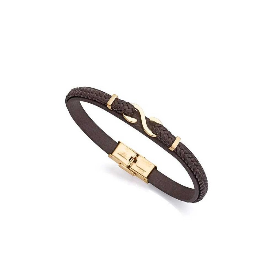 Joyas Viceroy | Pulsera Viceroy Hombre 14012P01011 Piel Marr N