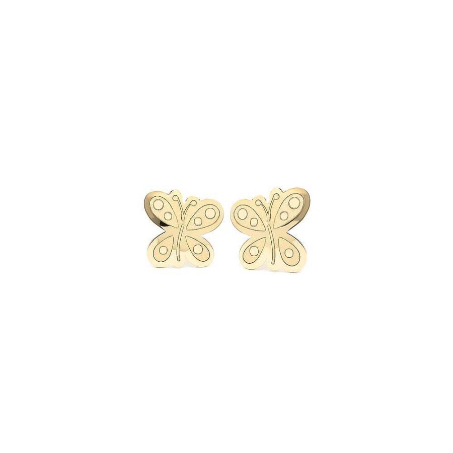 Infantil Joyas Terrones | Pendientes Eles Ni A Oro 18 K 5Ap472