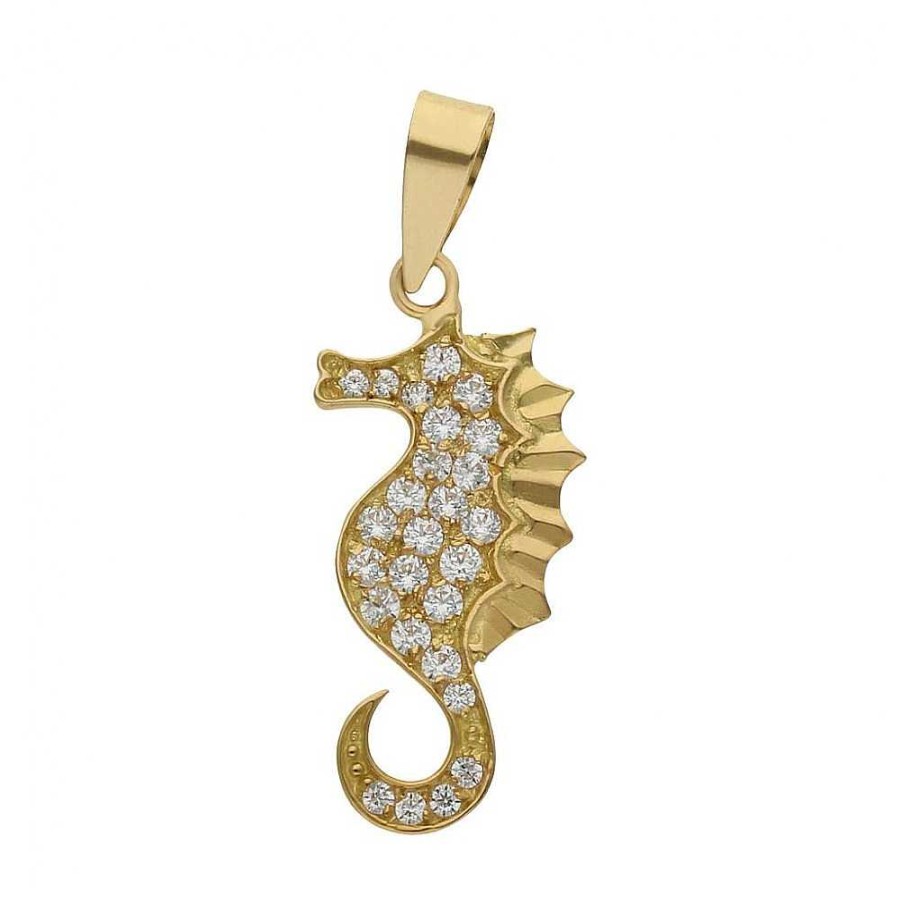 Joyas Joyas Terrones | Colgante Oro 18K Caballito De Mar G428