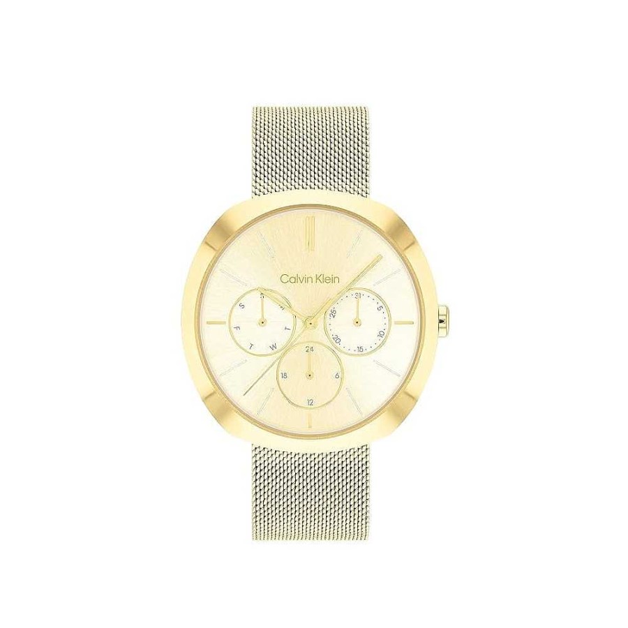 Relojes Calvin Klein | Reloj Calvin Klein Mujer 25200339 Dorado Multifunci N