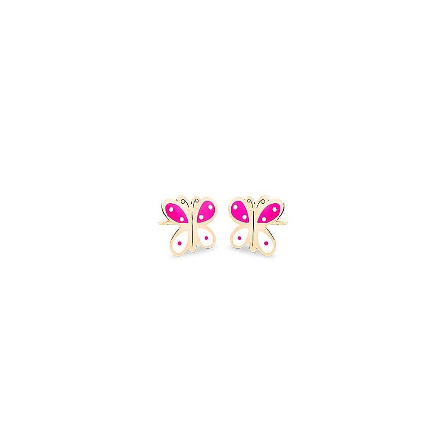 Infantil Joyas Terrones | Pendientes Eles Ni A Oro 18 K 69Ap71/Rb