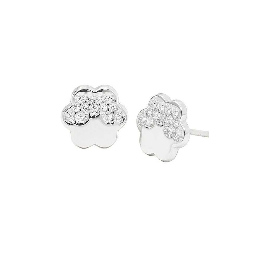 Joyas Joyas Terrones | Pendientes Eles Mujer Oro Blanco 41B4223