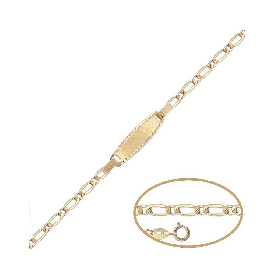 Joyas Joyas Terrones | Pulsera Esclava Bebe Oro 18Kl Pu1142