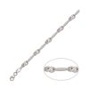 Joyas terrones | Pulsera Oro Blanco 18K Pu432