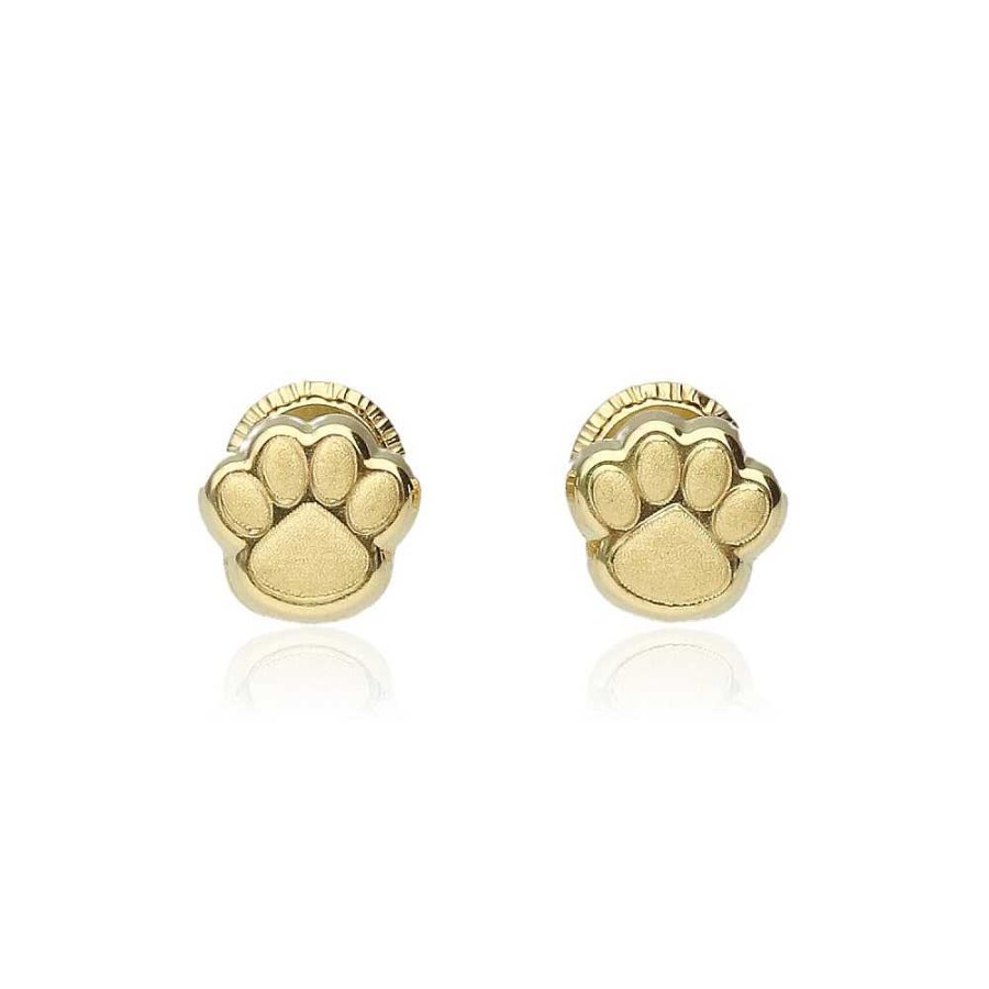 Infantil Joyas Terrones | Pendientes Ni A Oro 18 K Huella 00153487