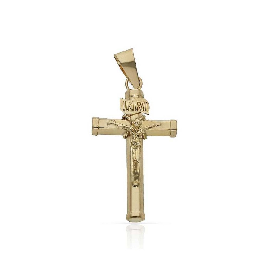 Joyas Joyas Terrones | Cruz Oro 18 K Cristo C4011F