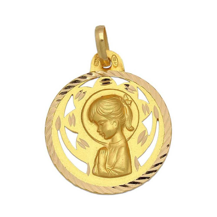 Joyas terrones | Medalla Virgen Ni A Oro 18 K M230