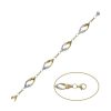 Joyas Joyas Terrones | Pulsera Bicolor Oro 18K Pu834