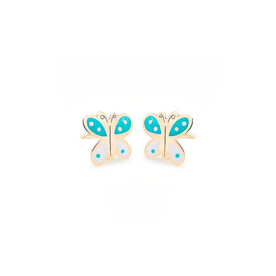 Infantil Joyas Terrones | Pendientes Eles Ni A Oro 18K 69Ap73/Tb