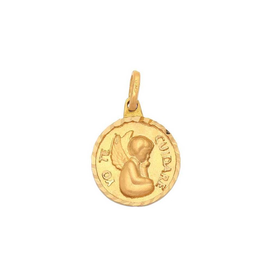 Joyas terrones | Medalla Angel De La Guarda Oro 18K M97