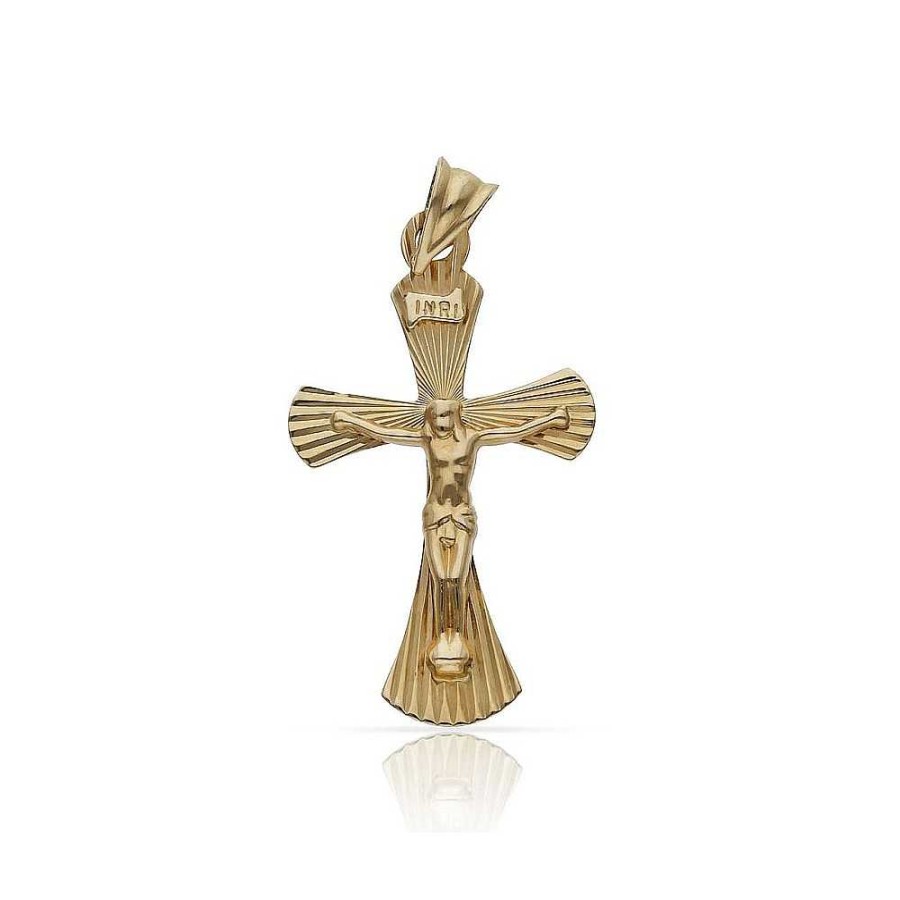 Joyas Joyas Terrones | Cruz Oro 18 K Cristo C455