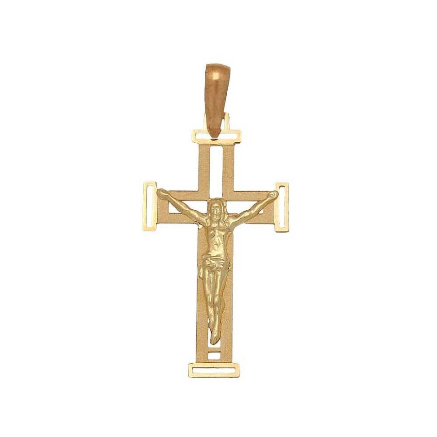 Joyas Joyas Terrones | Cruz Oro 18 K Cristo C432