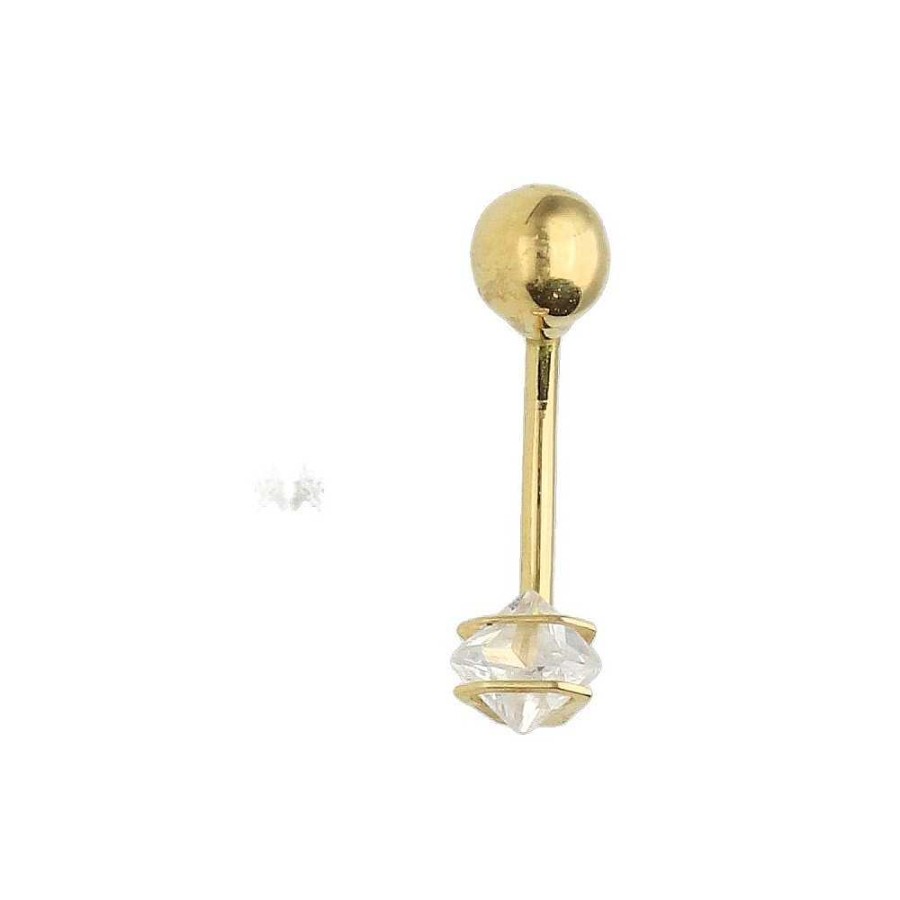 Joyas Joyas Terrones | Piercing Ombligo Oro De Ley 18K 00151287