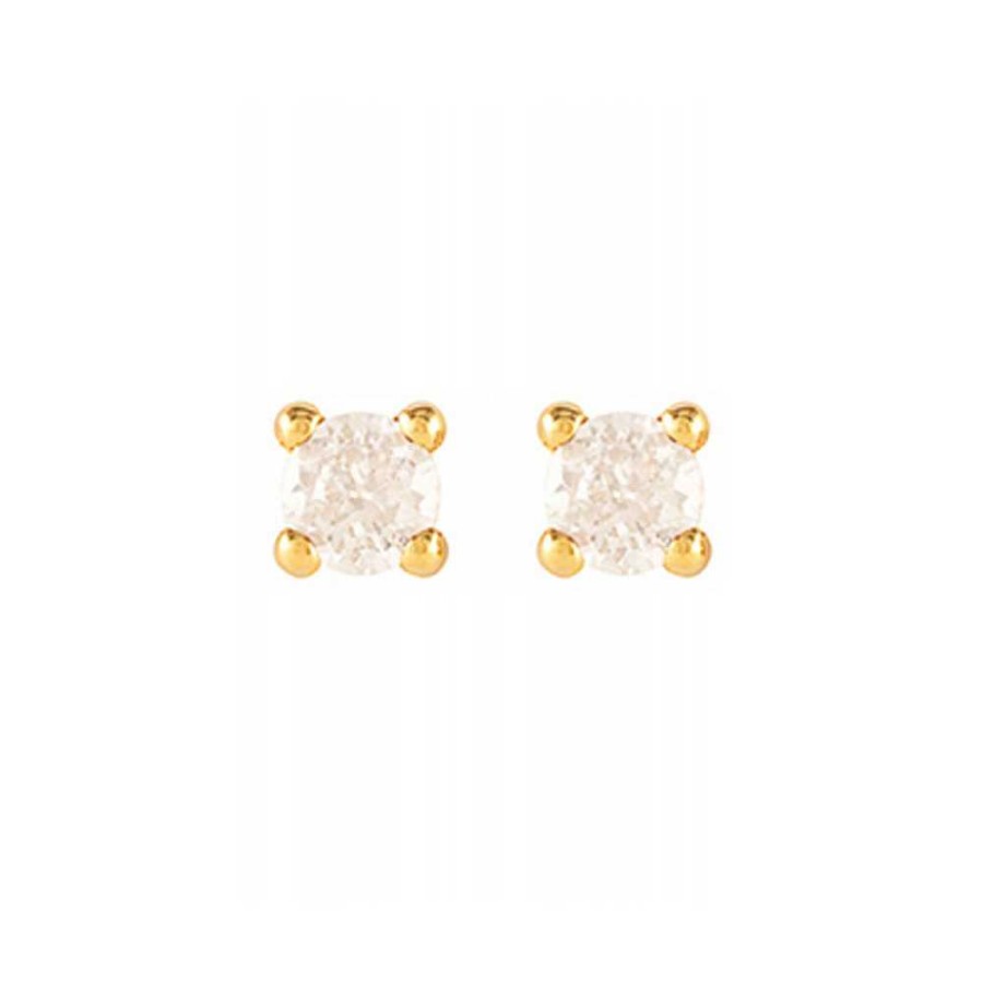 Joyas Joyas Terrones | Pendientes Eles Ni A Oro 18K 61A1902/5