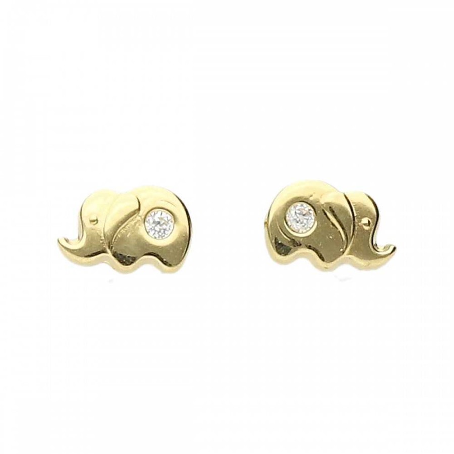 Infantil Joyas Terrones | Pendientes Ni A Oro 18 K Elefante 00147781