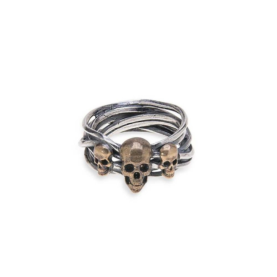 Joyas Platadepalo | Anillo Platadepalo Skull Sr002X