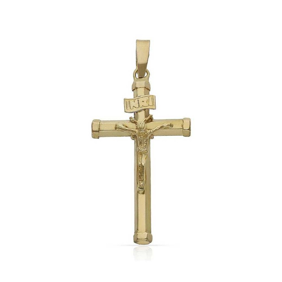 Joyas Joyas Terrones | Cruz Oro 18 K Cristo C4012F