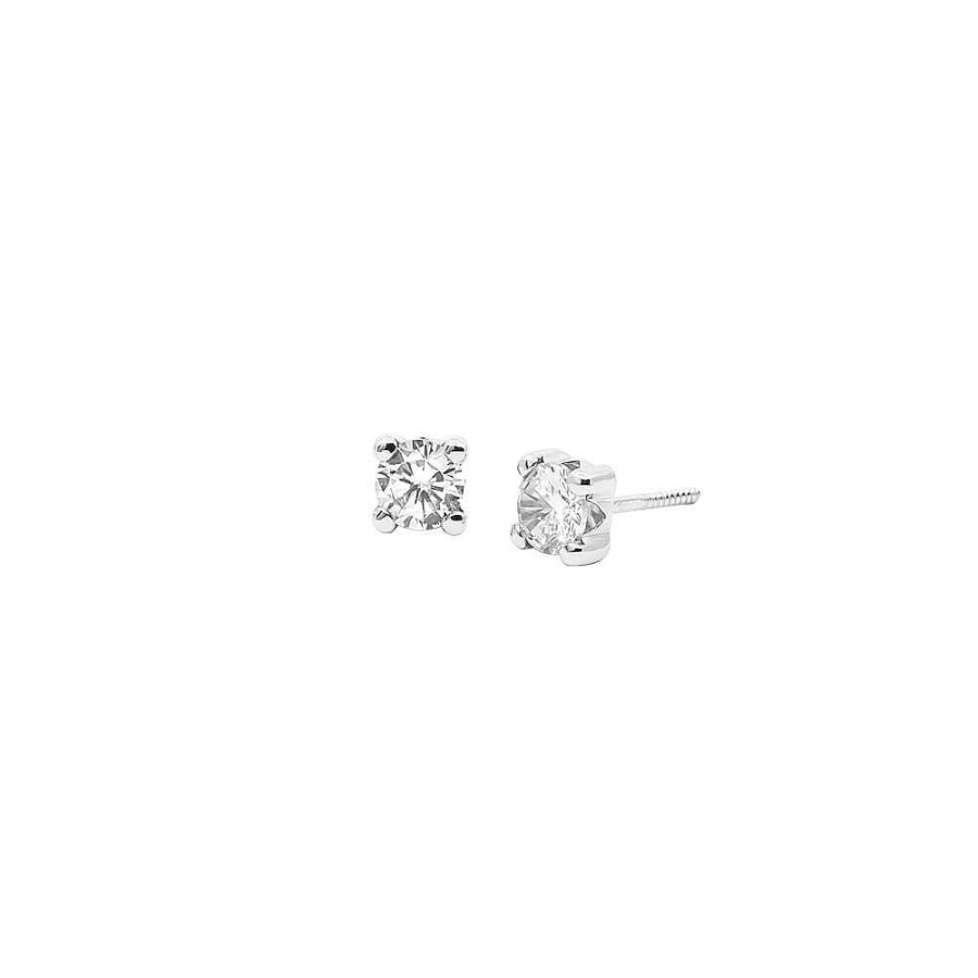 Joyas Joyas Terrones | Pendientes Eles Ni A Oro Blanco 18K 61B1902