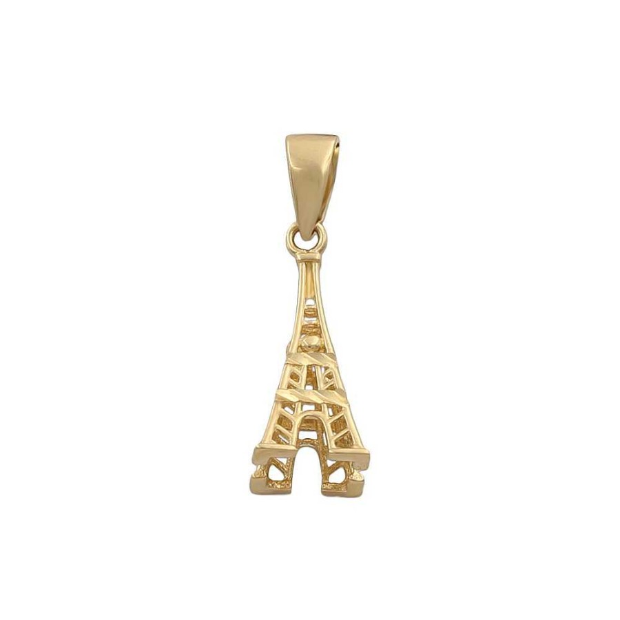 Joyas Joyas Terrones | Colgante Oro 18K Torre Eiffel G764