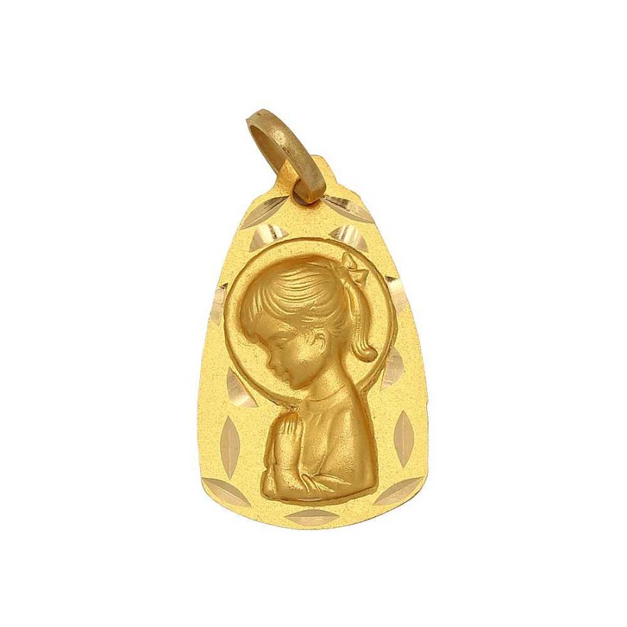 Joyas terrones | Medalla Virgen Ni A Oro 18 K M215