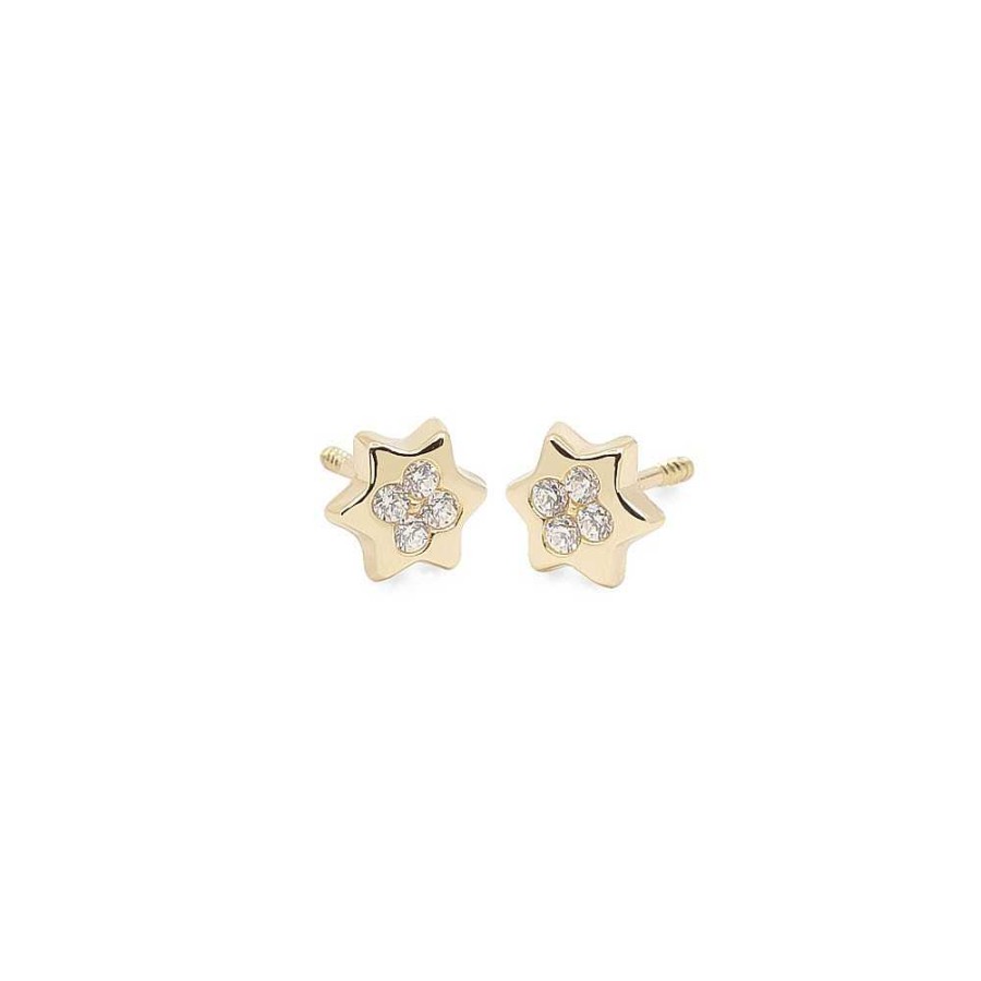 Infantil Joyas Terrones | Pendientes Eles Ni A Oro 18 K 41A1481