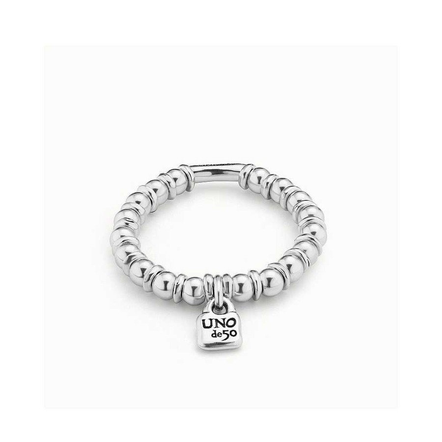 Joyas UNOde50 | Pulsera Mujer Plateada Bolas Unode50