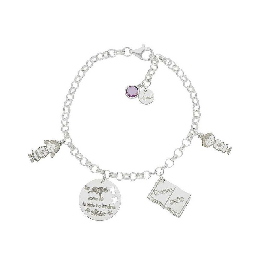 Joyas Joyas Terrones | Pulsera Profe Mi Historia Ag3007