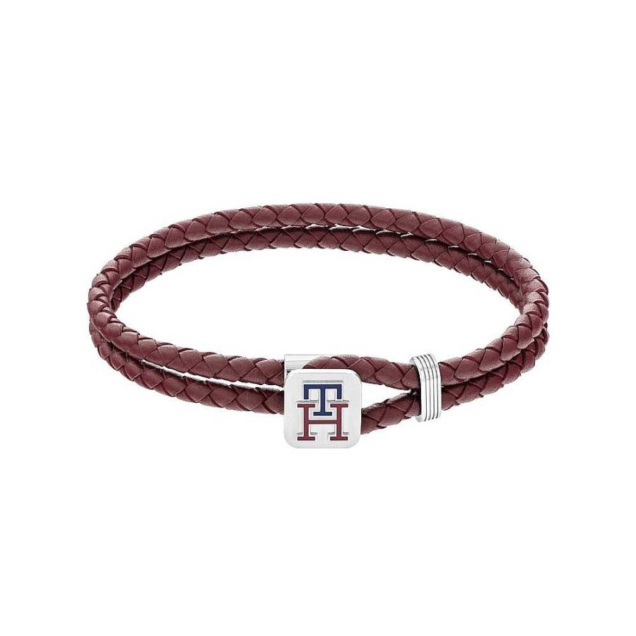 Joyas Tommy Hilfiger | Pulsera Tommy Hilfiger Hombre 2790533 Granate