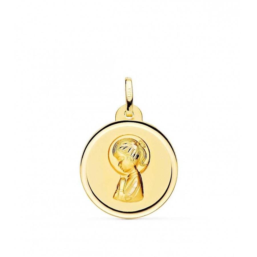 Joyas terrones | Medalla Virgen Ni A Oro 18 K 359200-B